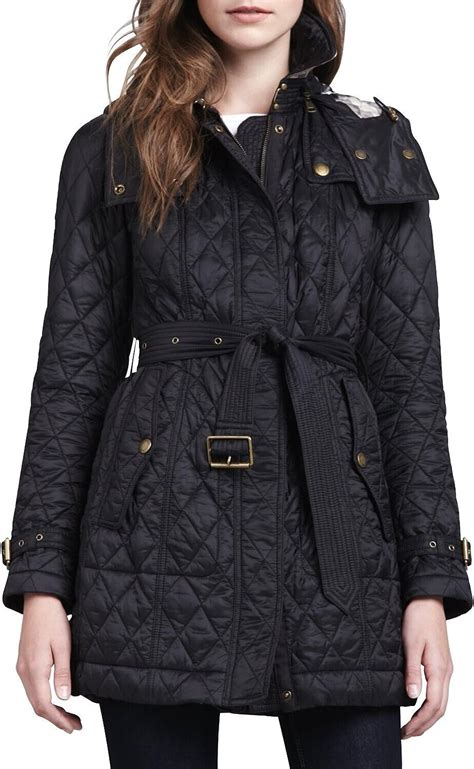 burberry quilted casual jacket|Burberry finsbridge belted quilted jacket.